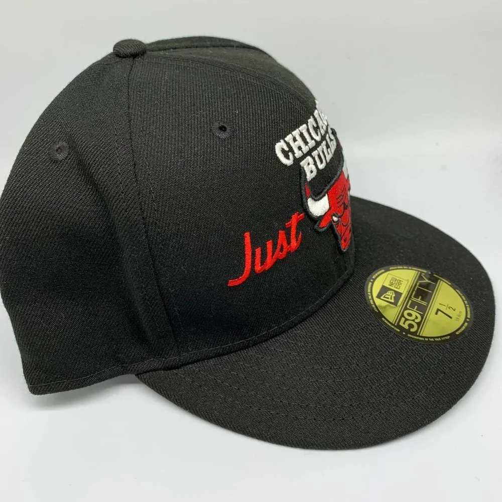Chicago Bulls x Just Don 7 1/2 59Fifty New Era Hat Fitted Cap Men Michael Jordan